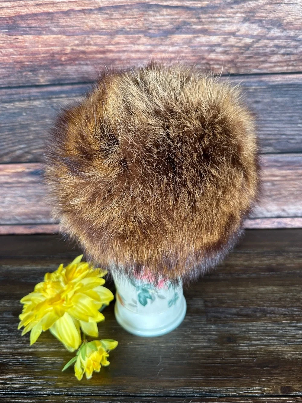 Hershleder Vintage Brown Fur Hat